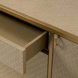 Dresser Napa Valley
Woven washed oak veneer | brushed brass finish