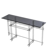 Console Table Quinn
Polished stainless steel | smoke glass