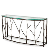 Console Table Antico L
Bronze finish | clear glass