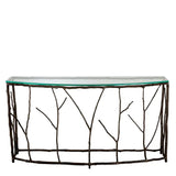 Console Table Antico L
Bronze finish | clear glass