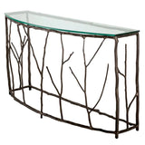 Console Table Antico L
Bronze finish | clear glass