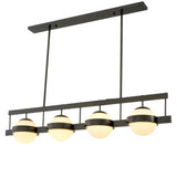 Chandelier Biba
Bronze highlight finish | white glass