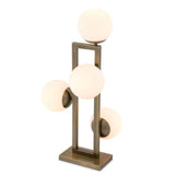 Table Lamp Pascal
Light brushed brass finish | white glas
