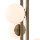 Table Lamp Pascal
Light brushed brass finish | white glas
