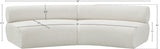 Bale Modular Sofa: Luxurious Cream Chenille Upholstery with Chic Cross-Hatched Design for Comfort