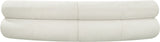 Bale Modular Sofa: Luxurious Cream Chenille Upholstery with Chic Cross-Hatched Design for Comfort