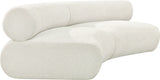 Bale Modular Sofa: Luxurious Cream Chenille Upholstery with Chic Cross-Hatched Design for Comfort
