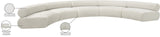 Bale Modular Sofa: Luxurious Cream Chenille Elegance for Stylish Living Spaces and Ultimate Comfort