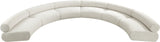 Bale Modular Sofa - Luxurious Cream Chenille Upholstered Design for Ultimate Comfort & Style