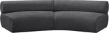 Bale Modular Sofa: Luxurious Cream Chenille Upholstery with Chic Cross-Hatched Design for Comfort