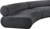 Bale Modular Sofa: Luxurious Cream Chenille Upholstery with Chic Cross-Hatched Design for Comfort