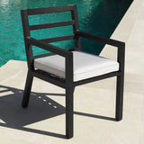 Outdoor Dining Chair Delta
Black finish | sunbrella canvas
