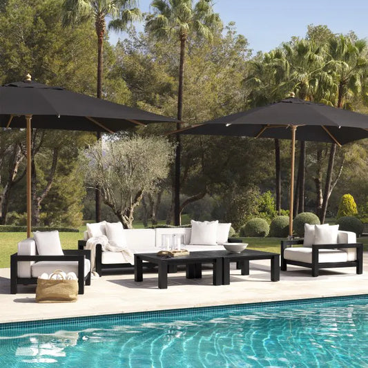 Outdoor Sofa Cap-Antibes
Black finish | sunbrella canvas