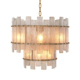 Chandelier Caprera
Antique brass finish | hand blown glass