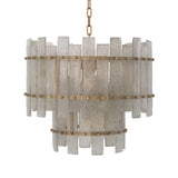 Chandelier Caprera
Antique brass finish | hand blown glass