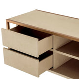 TV Cabinet Wilmot
Washed oak veneer | brushed brass finish