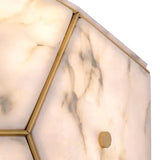 Lantern Gallo
Antique brass finish | alabaster
