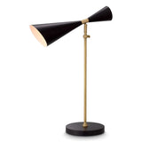 Desk Lamp Milos
Antique brass finish | black finish | honed black marble