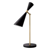 Desk Lamp Milos
Antique brass finish | black finish | honed black marble