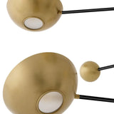 Chandelier Salinas
Antique brass finish | black finish | matte glass