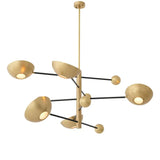 Chandelier Salinas
Antique brass finish | black finish | matte glass
