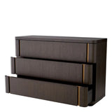 Drawer Dresser Modesto S
Mocha oak veneer | brushed brass finish