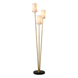 Floor Lamp Rodolpho
Antique brass finish | alabaster | honed black marble base