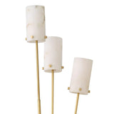 Floor Lamp Rodolpho
Antique brass finish | alabaster | honed black marble base