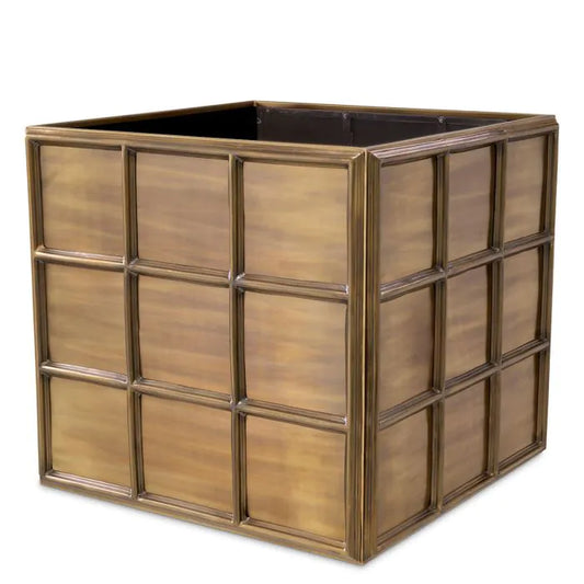 Planter Grid L
Vintage brass finish