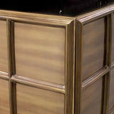 Planter Grid L
Vintage brass finish