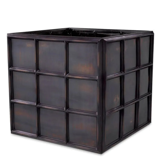 Planter Grid L
Antique bronze finish