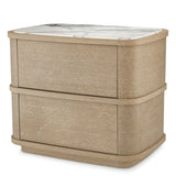 Nightstand Cabana
Washed oak veneer | bianco lilac marble
