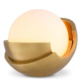 Table Lamp Cabo
Antique brass finish | white glass