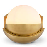 Table Lamp Cabo
Antique brass finish | white glass