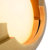 Table Lamp Cabo
Antique brass finish | white glass