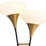 Table Lamp Duco
Antique brass finish | white glass | black finish | black marble base