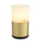 Table Lamp McLean ¿ 20 cm
Antique brass finish | alabaster | black marble