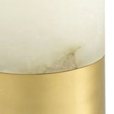 Table Lamp McLean ¿ 20 cm
Antique brass finish | alabaster | black marble