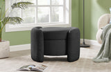 Horizon Boucle Fabric Upholstered Ottoman