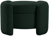 Horizon Boucle Fabric Upholstered Ottoman