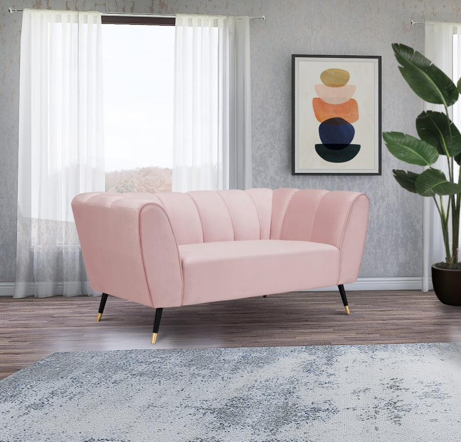 Beaumont Velvet Loveseat