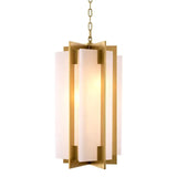 Chandelier Lugano
Antique brass finish | alabaster