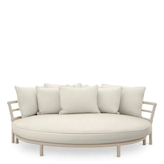 Outdoor Sofa Laguno Round
Sand finish | lewis off-white/grey