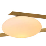 Chandelier Evergreen L
Antique brass finish | white glass