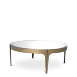 Coffee Table Artemisa S Brushed brass finish | bronze finish | beveled mirror glass
