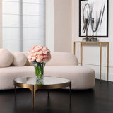 Coffee Table Artemisa S Brushed brass finish | bronze finish | beveled mirror glass