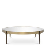 Coffee Table Artemisa L Brushed brass finish | bronze finish | beveled mirror glass