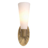 Wall Lamp Nolita Single
Vintage brass finish | white glass