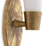 Wall Lamp Nolita Single
Vintage brass finish | white glass