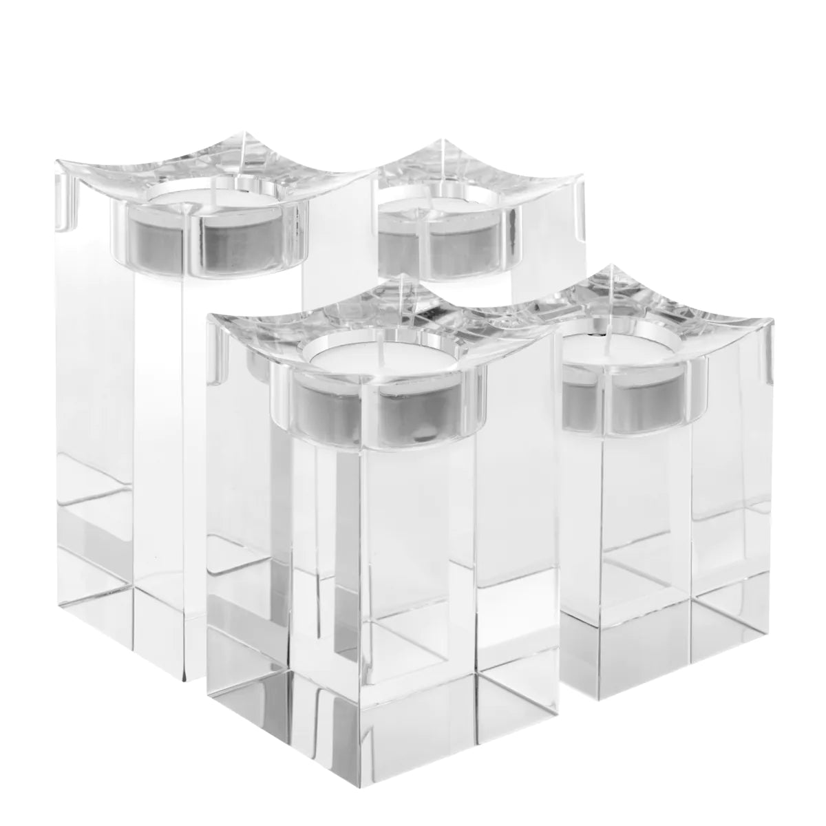 Tealight Holder Giancarlo L set of 4